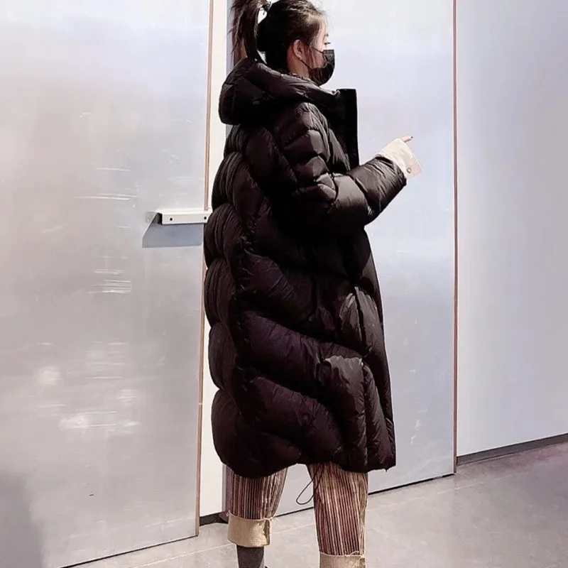 Parker Women Down Jacket High Quality Women Down Jacket 2025 New Warm Hooded Thick White Duck Down Winter Women Down Jacket H445