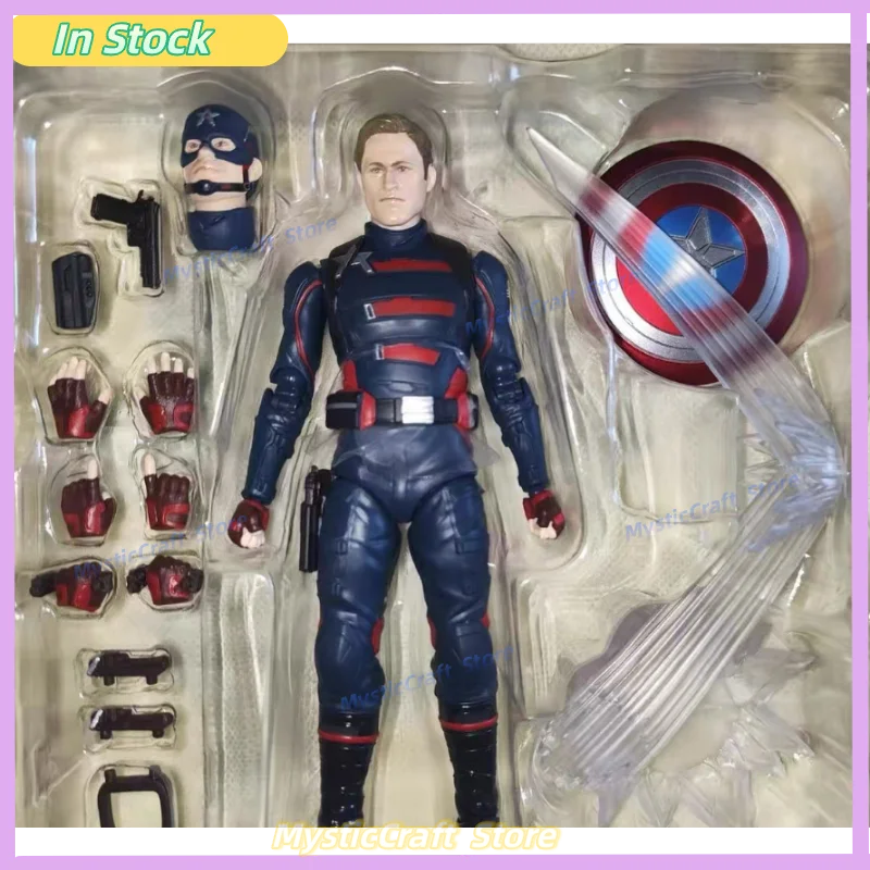 In Stock Bandai Brand New in Stock SHF The Falcon and The Winter Soldier Captain America John WalkerToys Gifts Collection