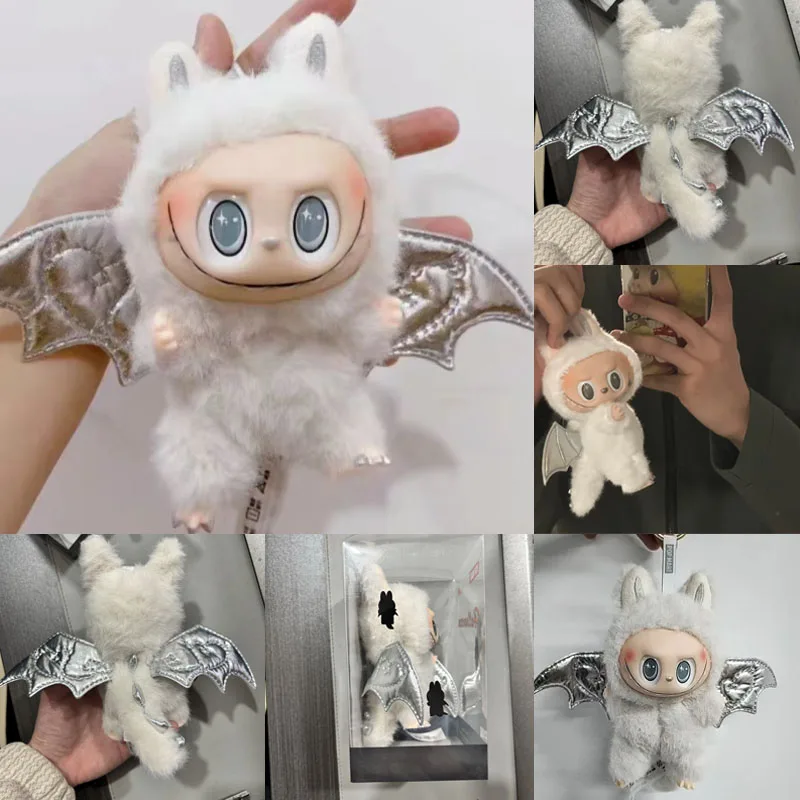 Monster Labubu Zimomo Angel Series Creative Change Doll Diy Figure Vinyl Pendant Doll Model Toy Refit Toy Children Birthday