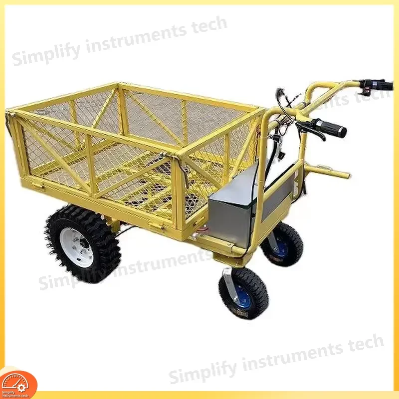 Cart 1000 lbs Load Capacity Heavy Duty Power Saving Service Cart for Warehouse Factory Supermarket Logistics
