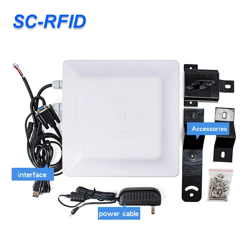 UHF Long-distance Sensing ABS Material Underground Parking Access Control Card Reader For Parking Management And Identification