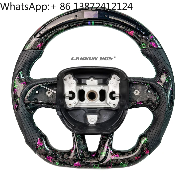 

Color Style Carbon Fiber Steering Wheel High End Custom Model Suitable for Dodge Charger Challenger Charger Challenger Srt RT