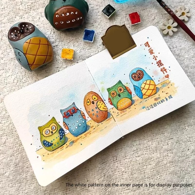 

Квадратный акварельный журнал, 24 листа, хлопковая бумага, акварельная бумага, тетради 4,7x4,7 дюйма для художников, студентов,