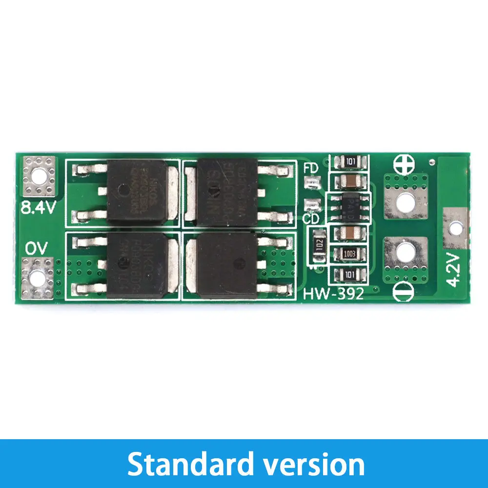 2S 20A 7.4V 8.4V 18650 Lithium Battery Protection Board/BMS Board Standard/Balance For DIY