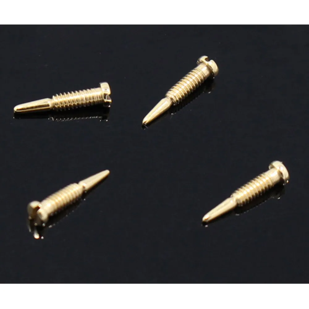 

500pcs Gold Color Optical Sunglsses Eyeglasses Glasses Spring Hinge Screw Pointed End Self Aligning Screws