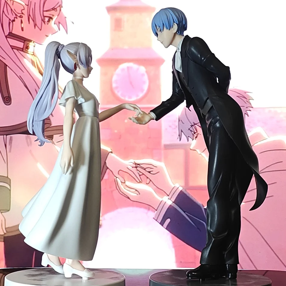 

В наличии оригинальная аниме-фигурка Frieren: Beyond Journey's End FRIEREN LUMINASTA HIMMEL VORIG, экшн-игрушки из ПВХ, фигурка, модель