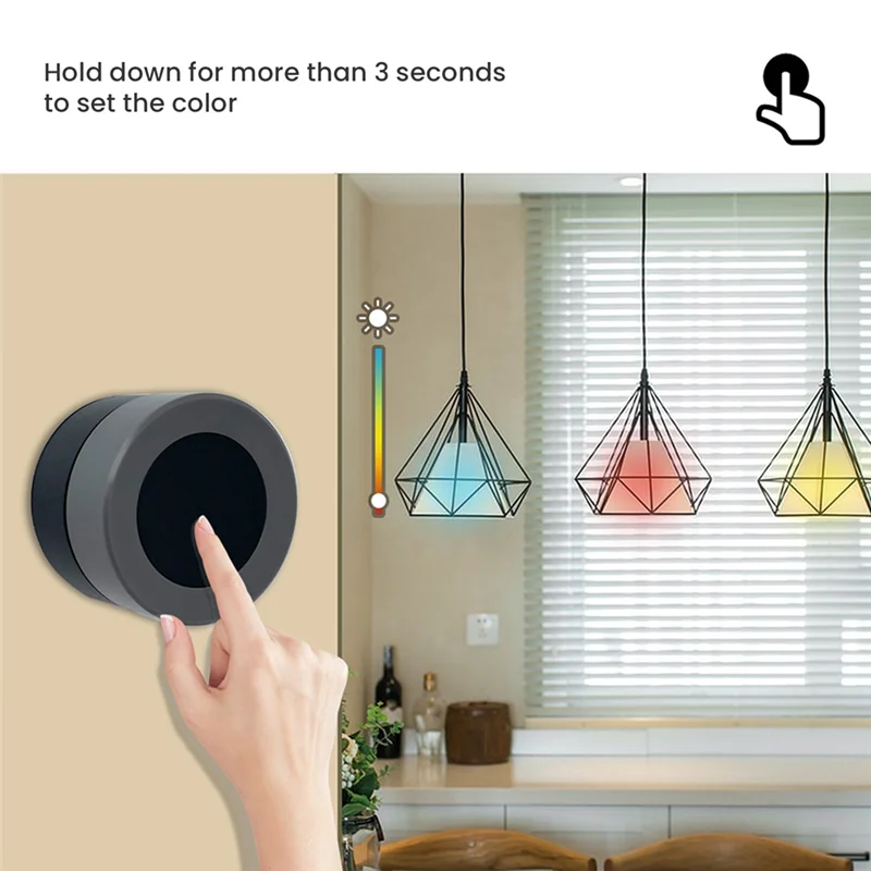 Tuya Zigbee Smart Knob Switch Wireless Scene Switch Button Controller Battery Powered Automation Scenario Smart Life App