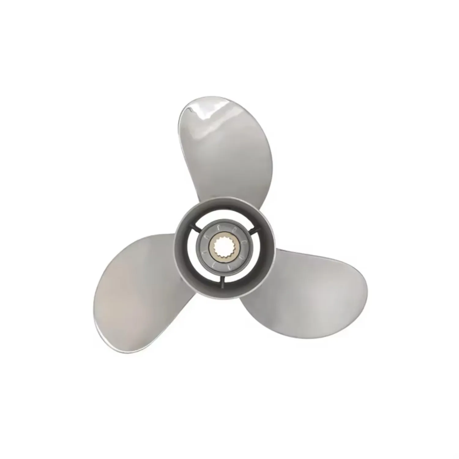 Propeller Stainless 13 1/2 X 15 15 Spline Tooth 6E5-45947-00-EL for Yamaha Outboard 60-115HP