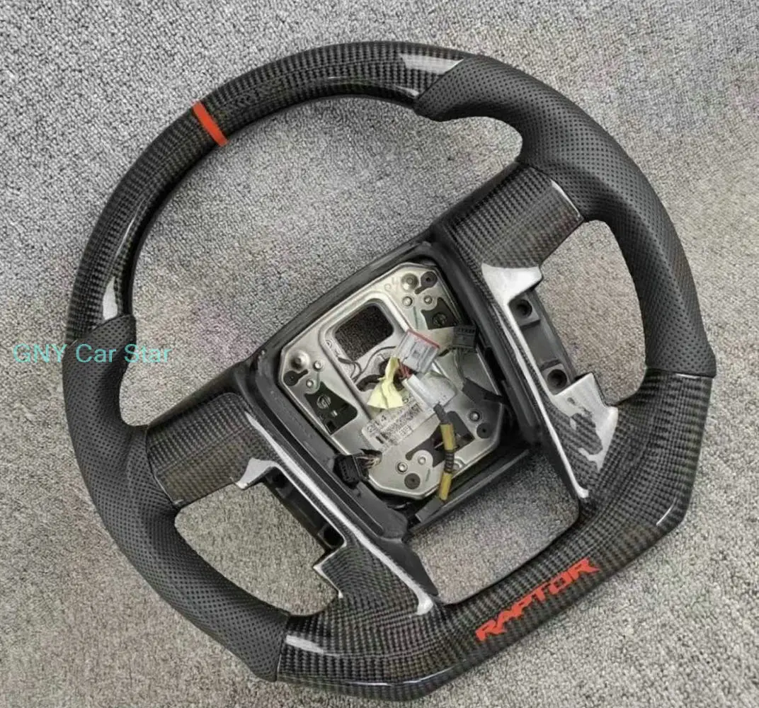 Carbon Fiber Steering Wheel For Ford Raptor F150 F250 2009-2014