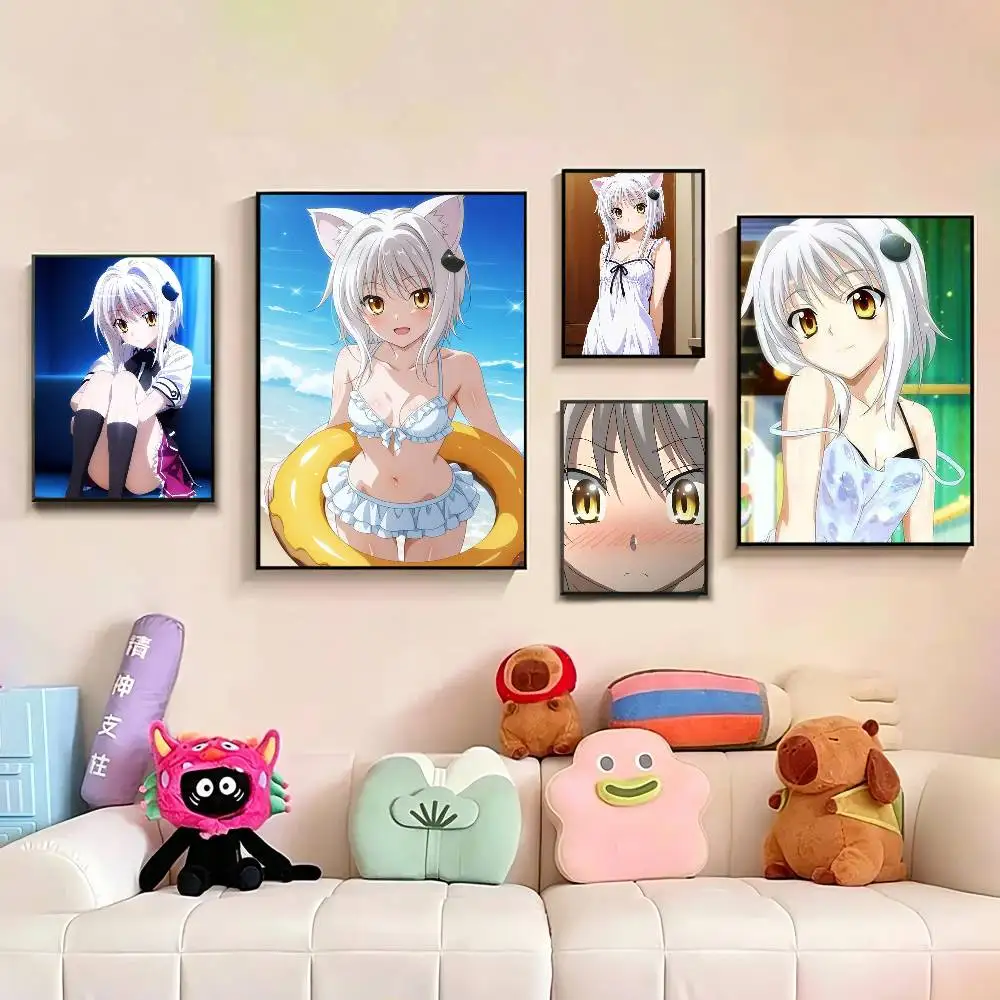 

H-High School DxD K-Koneko Toujou Poster Perfect Space Sticker Self Adhesive for Office Home Theater Wall Art Decor Fancy Gift