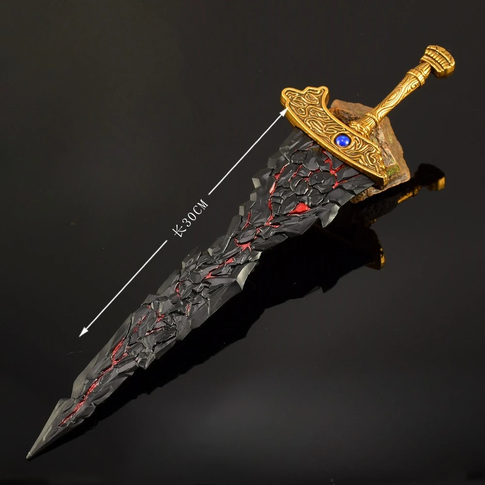 Set di armi Eldenn Spada Katana Melee Armament Greatsword Dark Moon Malikeths Lama Modello in metallo Accessori Portachiavi Giocattoli Regalo