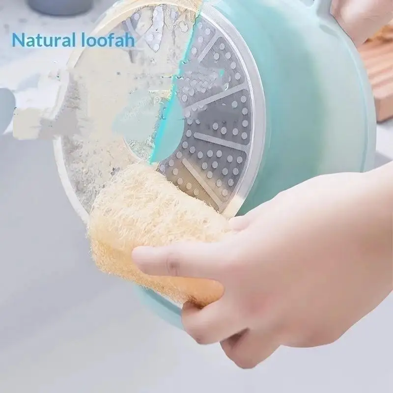 Natural Loofah Exfoliating Body Scrubber Shower Loofah Sponge Body Scrubber For Women And Men For Body