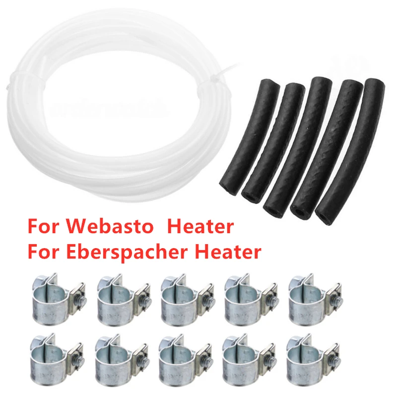 3.5m Car Heater Fuel Tank Pipe Hose Line Clip Repair Kit For Oil Pump Tube For Webasto Eberspacher For Diesel Air Parking Heater