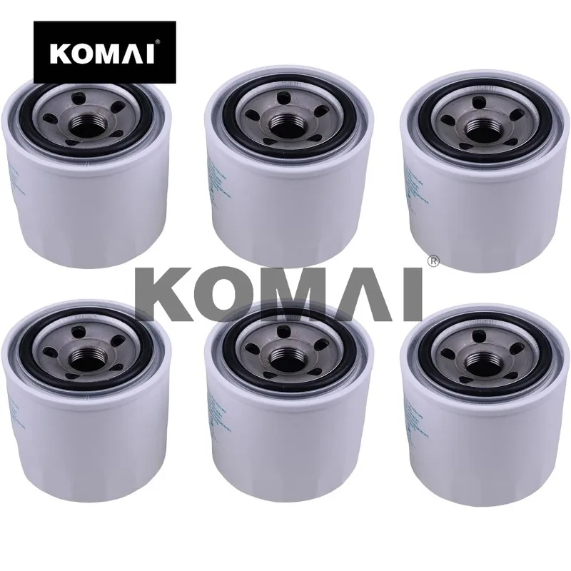 

KOMAI 6X Engine Oil Filter 6657635 For Bobcat 463 553 S70 S100 T110 E25 E26