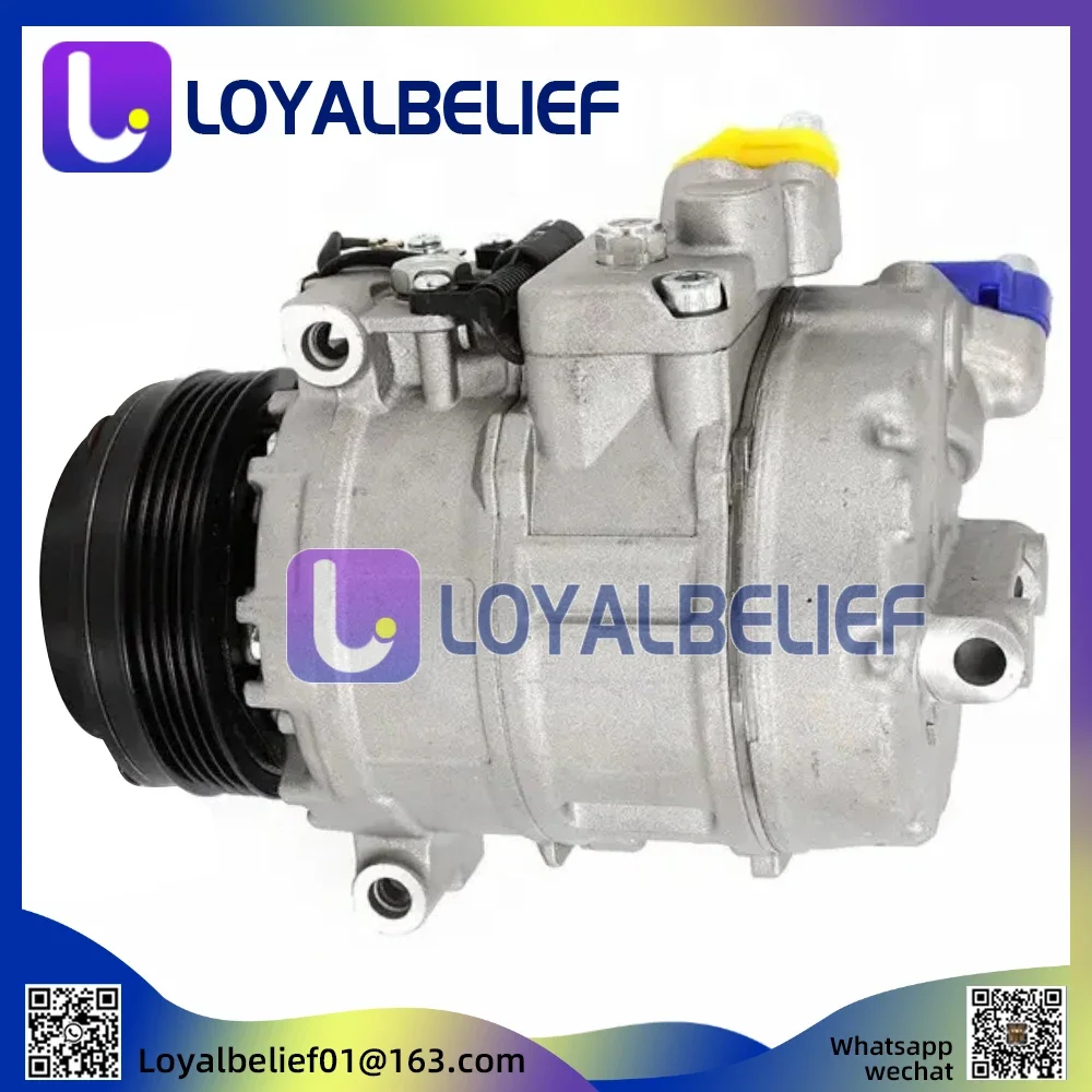 A/C AIR Conditioner Compressor For BMW X5 E70 X6 E71 E72 xDrive 50i M 4.4L 64509154071 64509192317 447150-0630