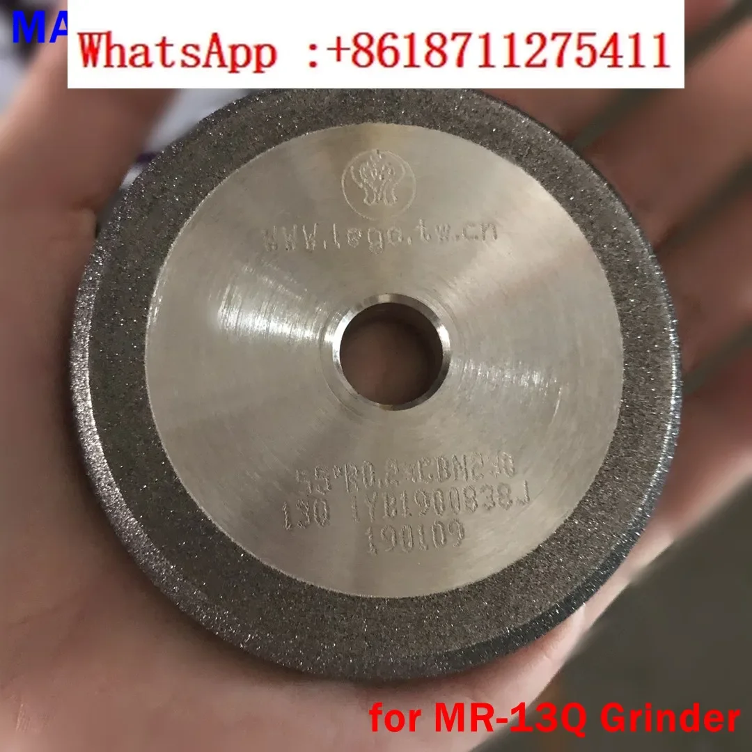 CBN230 Cubic Boron Nitride Grinder Wheel Grinding Disc for MR-13Q 4mm~14mm Dia. Sheet Metal Drill Bits Grinder Sharpener Machine