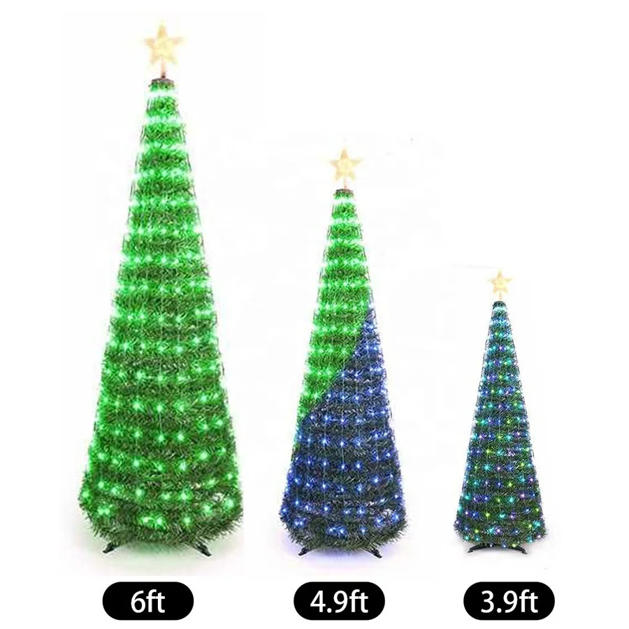 6FT LED Christmas garden lights set  decorations outdoor holiday lights outdoor lighted Christmas LED tree