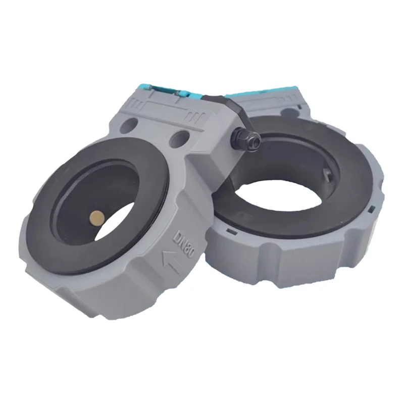 Digital Ultrasonic Flow Meter DN50-150 Card Type Pipeline Water Flow Meter RS485 Ultrasonic Water Flow Sensor