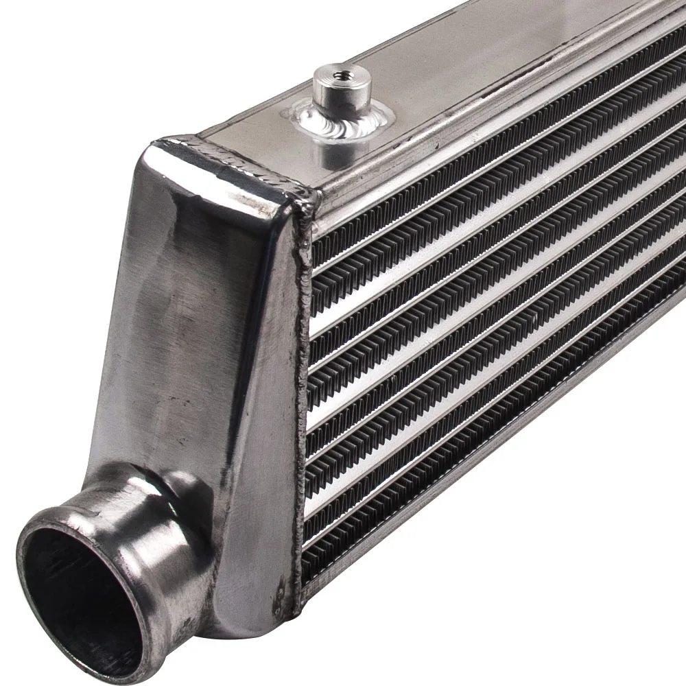 Intercooler universale 27 ''x 7'' x 2.5 "tubo e aletta per ingresso Audi Jetta 2.5" / 64mm