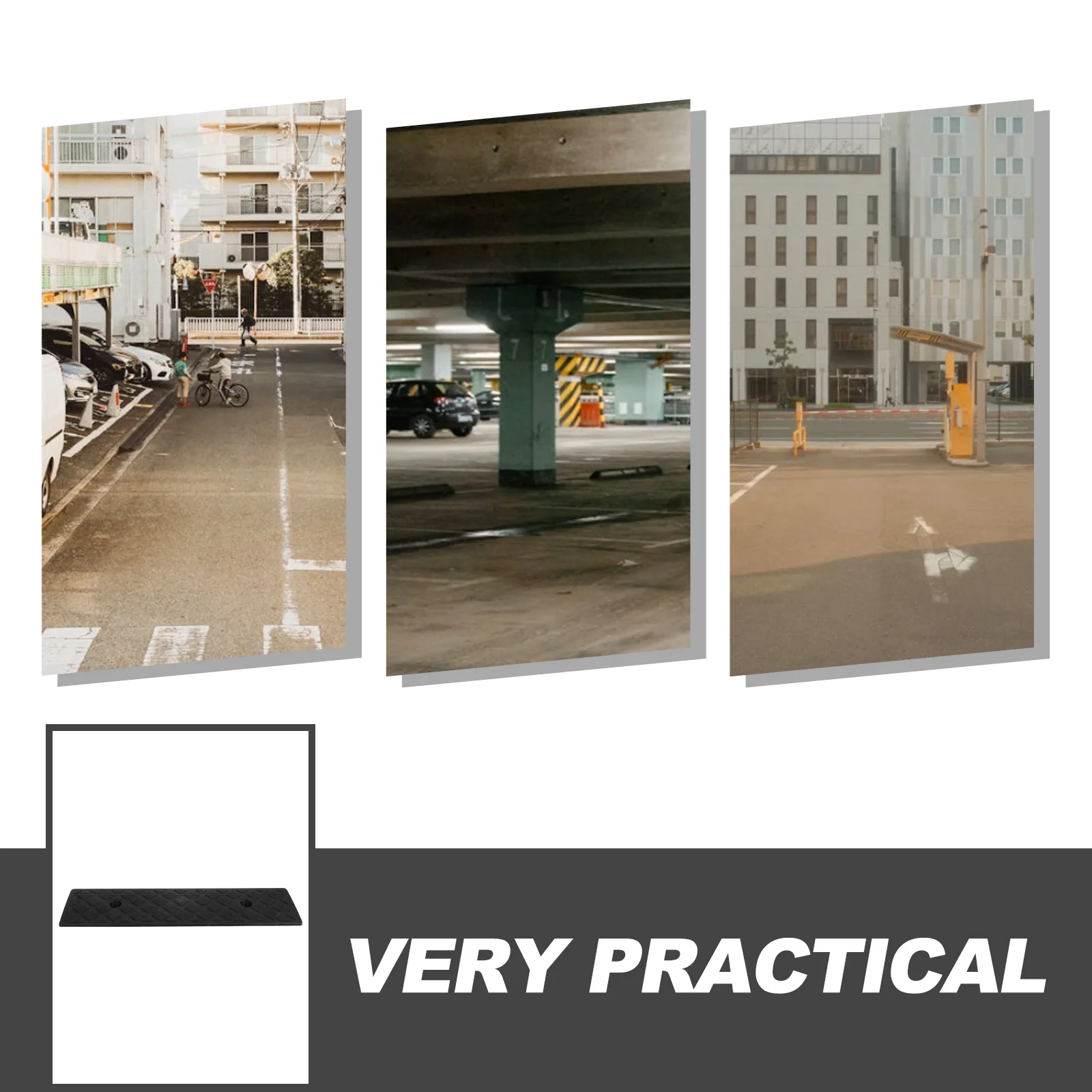 الثقيلة البلاستيك عتبة المنحدر كبح المنحدر ل درب تحميل حوض سيارة دراجة نارية سكوتر سلالم سيارات عتبة الجسر #5