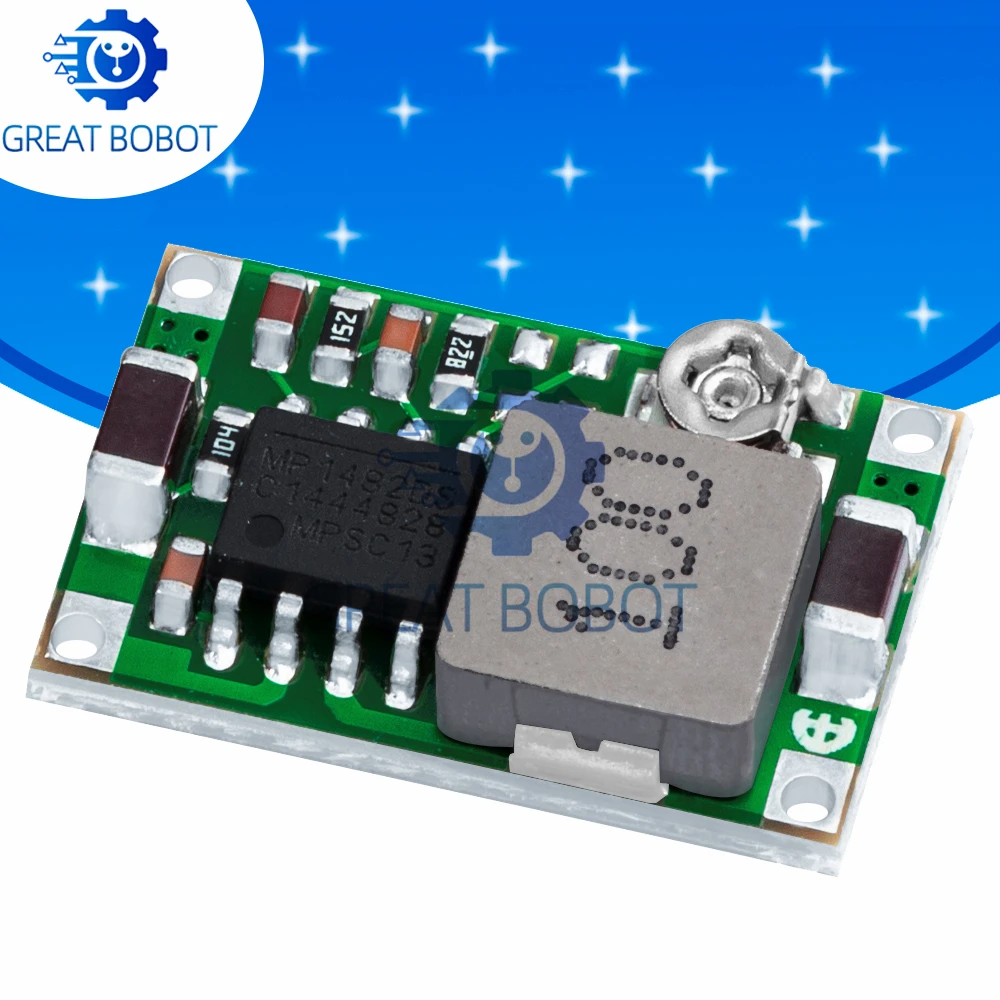 Mini360 (HM) 340KHz Buck Module (1PC): Ultra-Compact, 4.75-23V Input, 1-17V Output – For Space-Limited Builds