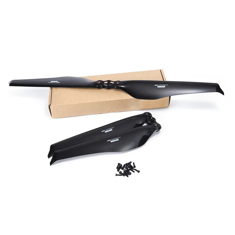 Foldable Carbon Fiber Propeller FLUXER Pro 20.2x6.6 Inch Long Range UAV Parts for Unmanned Drone Swarm Small Helicopter