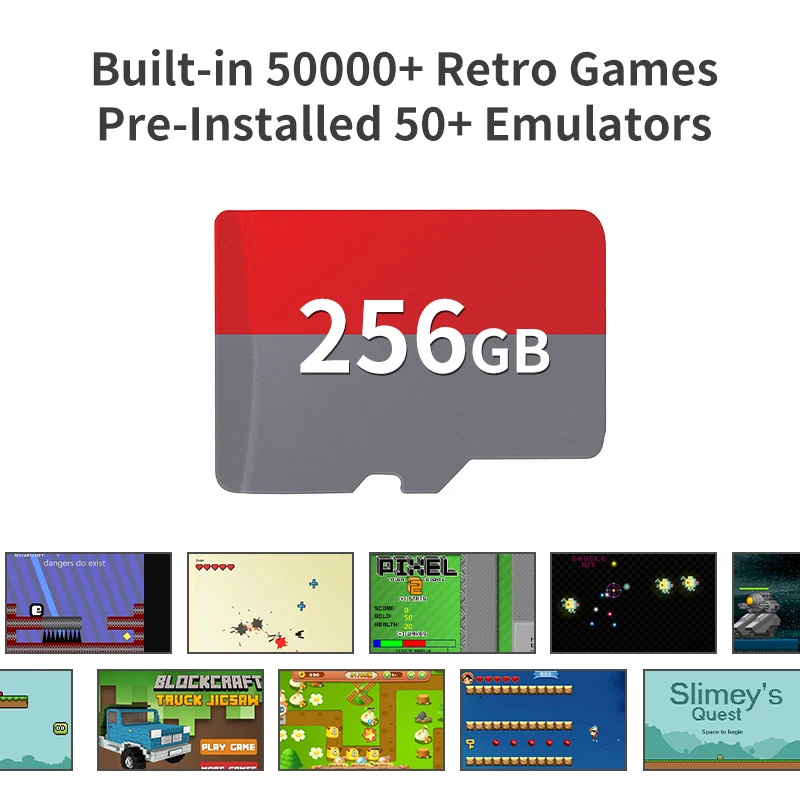 Memory Card Pre-install System and Games for Raspberry Pi 4 B Retro Game Console Plug & Play