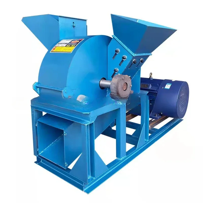 Wood Crusher Sawdust Making Machine Hammer Mill Electric/Gasoline for 7.5KW/11KW/15HP Wood Shredder for 1500-4000KG/H