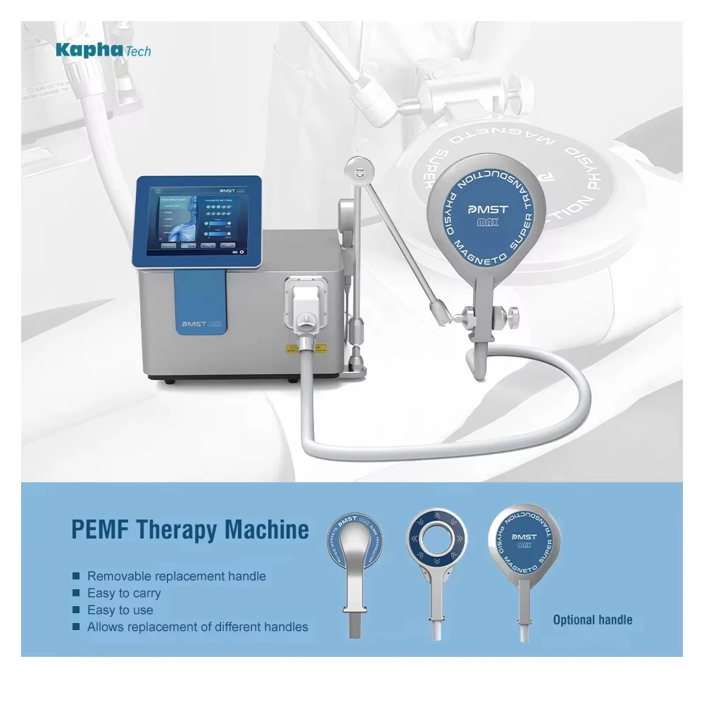 2025Magnetoterapia PMST MAX PEMF Dispositivo para terapia magnetica con intensidade 7 Tesla para aliviar il mal di schiena bassa
