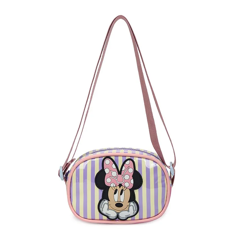 Disney 2025 Os novos sacos crossbody dos Minniestudantes dos desenhos animados, uma carteira de moedas fofa e elegante para viagem e estudantes
