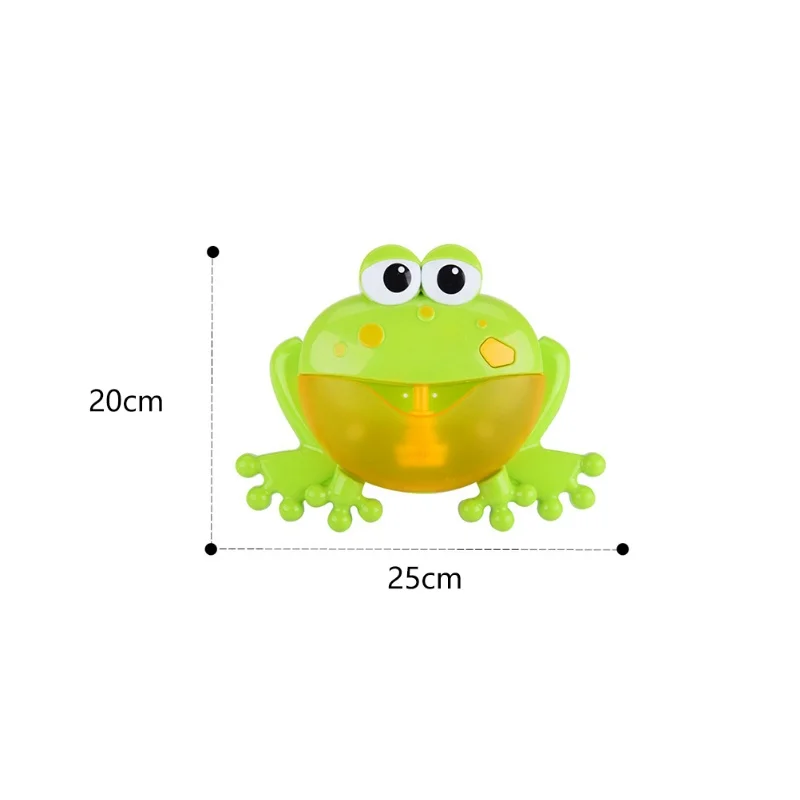 Baby Bath Bubble Machine Tub Frog Automatic Bubble Maker Blower Toys With 12 Music Songs