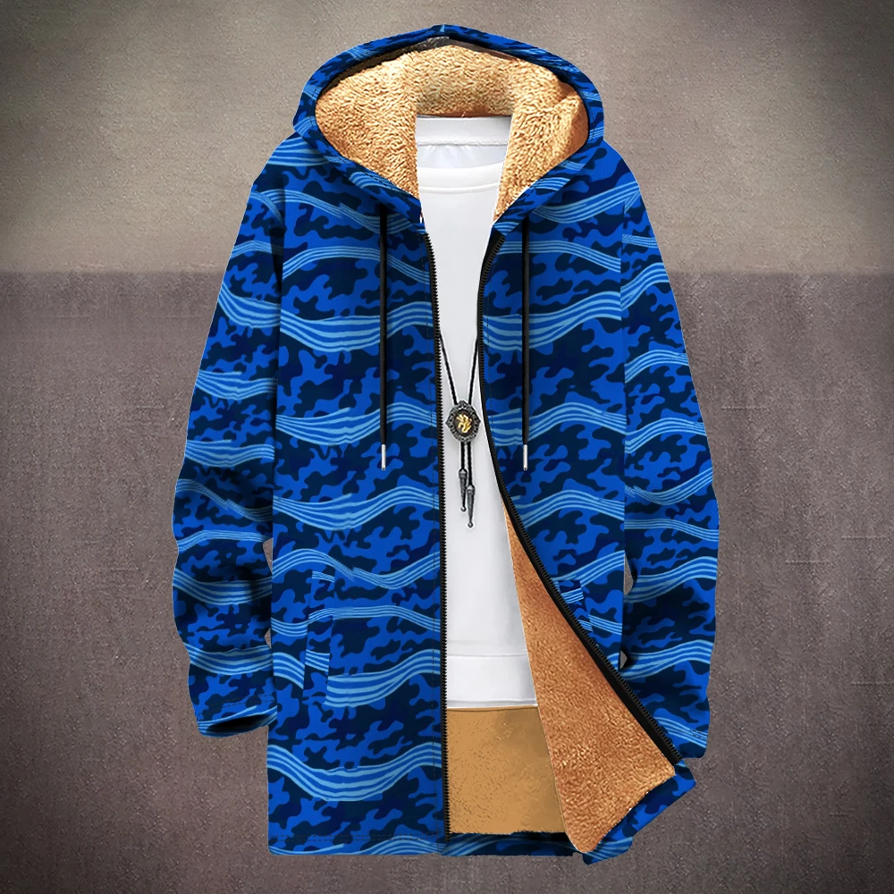 

Зимние уютные камуфляжные куртки с капюшоном на флисовой подкладке, теплые пальто в тактическом стиле, искусственный мех, повседневная уличная одежда для кемпинга, мода