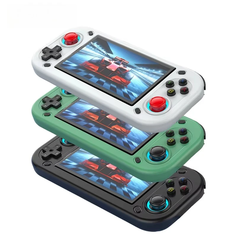 

R43S Handheld Game Console Linux System 64GB Open Source 4.3 Inch Screen Portable Game Play Video Game Console for PSP/PS1