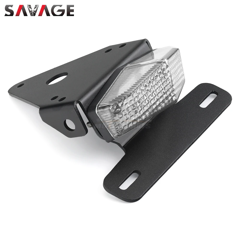 License Plate Holder LED Tail Light For HONDA XR250R XR400R XR400 XR250 Motard Motorcycle Accessories Tail Tidy Fender Bracket