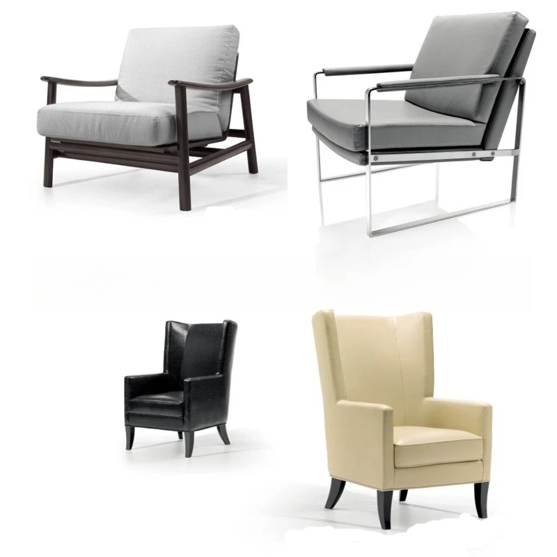 VIP-receptiebank, moderne eenvoudige VIP enkele VIP leren bank