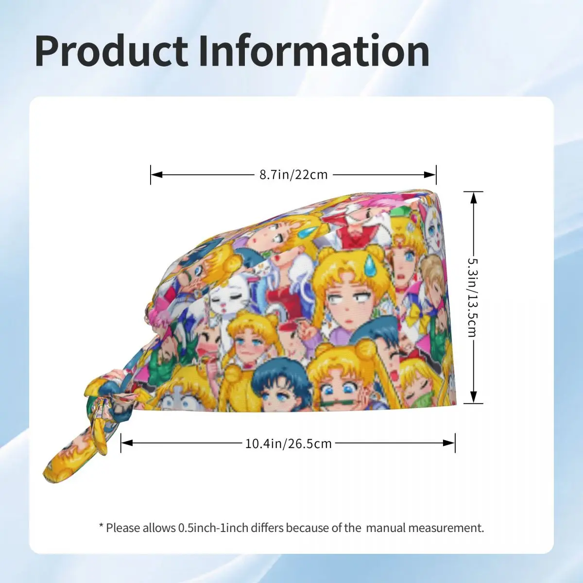 مخصص S-البحارة M-قمر قبعة العمل القبعات الجراحية الرجال النساء موضة غرفة العمليات قبعة المشغل القبعات مختبر يعمل قبعة
