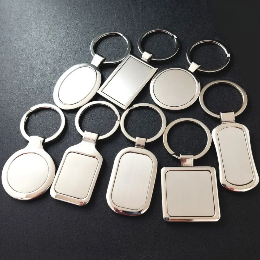 Custom Name Couple Keychain Anniversary Gift for Boyfriend Him Her Stainless Steel Key Ring Laser Engraved Sided Text Keyring