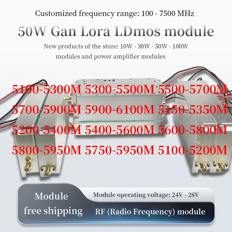 50W 100W 200W Gan M…