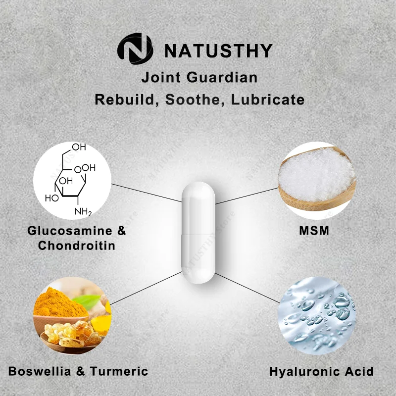 Glucosamine Chondroitin MSM Supplement - Supports mobility, comfort & cartilage health - Relieves joint pain and inflammation