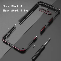 Aluminum Metal Bumper Case For Black Shark 4 4S 5 Pro Blackshark 4Pro 5Pro Slim Border Cover CASE Len Carmera+Frame Protector