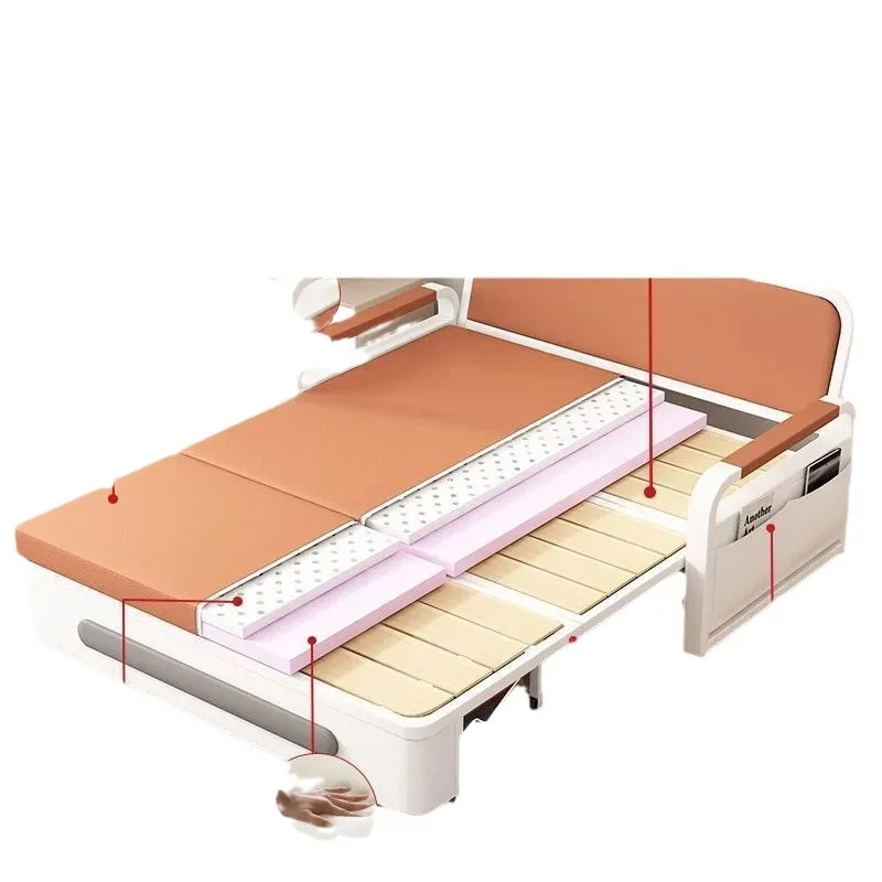 

Sofa bed foldable dual-purpose balcony multi-function bed small apartment sofa double retractable bed