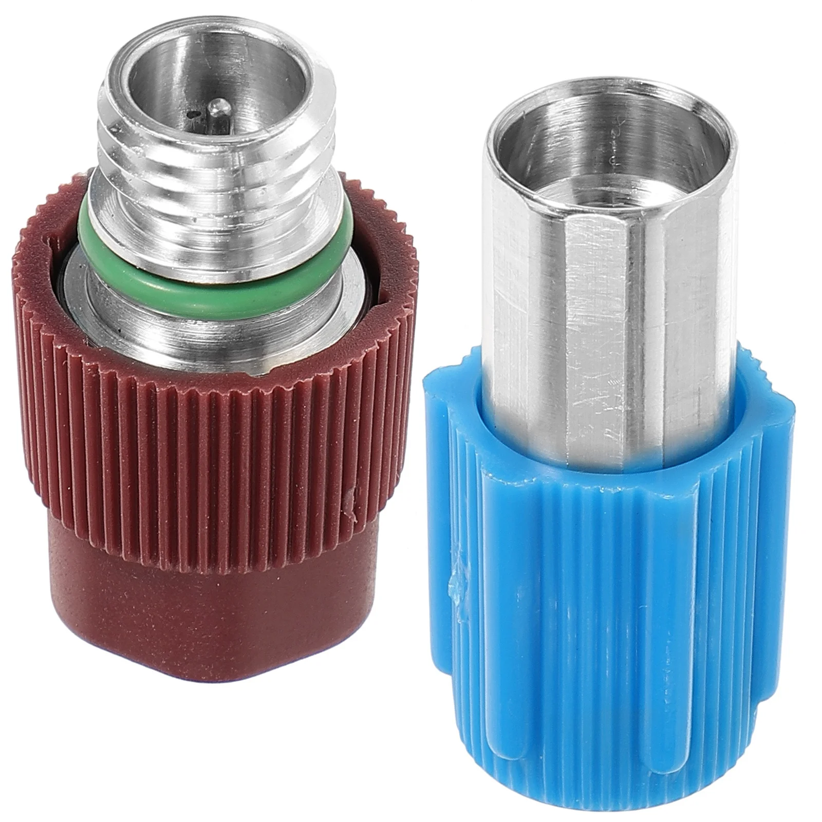

1 Pair Refrigerant Hose Adapter Stainless Steel Ac Hose Fitting Leak Proof For Air Conditioner Refrigeration Service Tool