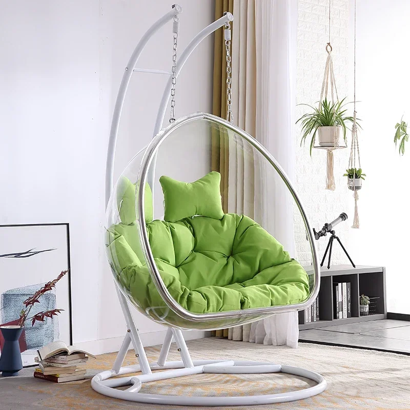 Base Egg Hanging Indoor Basket Transparent Swing Garden Chair Hammock Metal Home Decoration