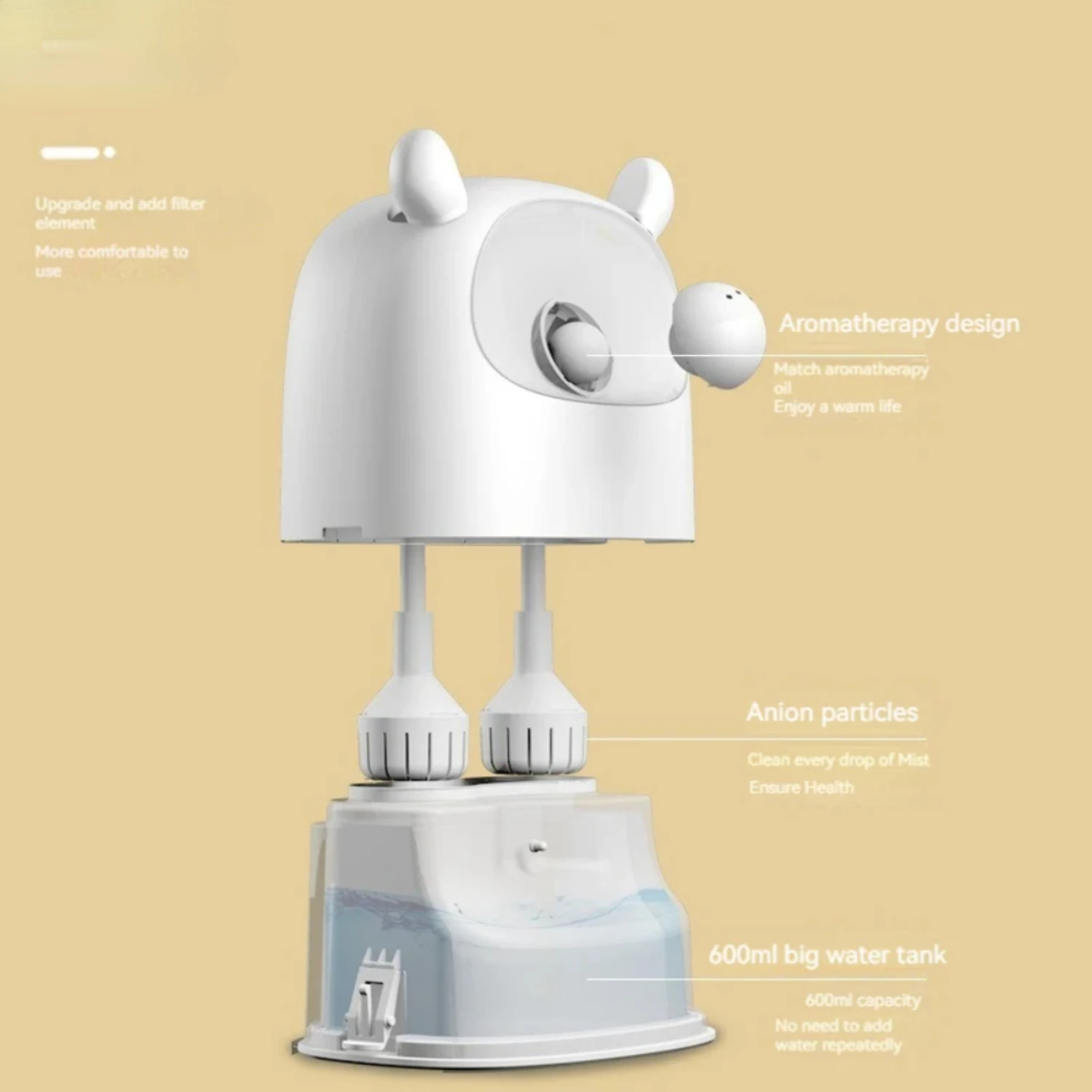 Small Fat USB Office Desktop Pet Humidifier revitalizes air