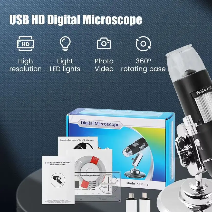 

USB Dermatoscope Skin Analyzer Machine Professional aesthetic equipment Microscope for Soldering Facial Analyzer Scalp Diagnosti