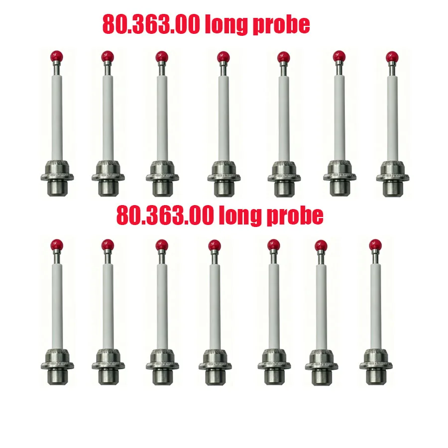 Haimer 3D‑Taster Universal Ceramic Probe 80.362.00 Short Stylus 4mm Ruby Ball Replacement Tip for CNC 3D Edge Finder 80.360.00