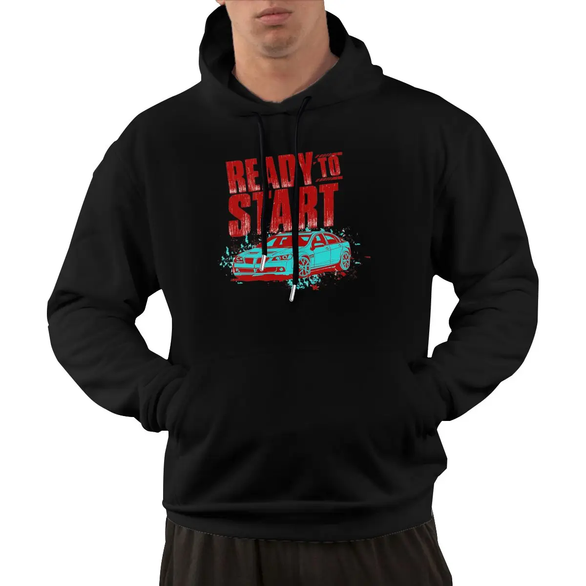 Ready To Start Classic Unisex Long-sleeved Hoodie Hip Hop Street Casual Printed Pullover