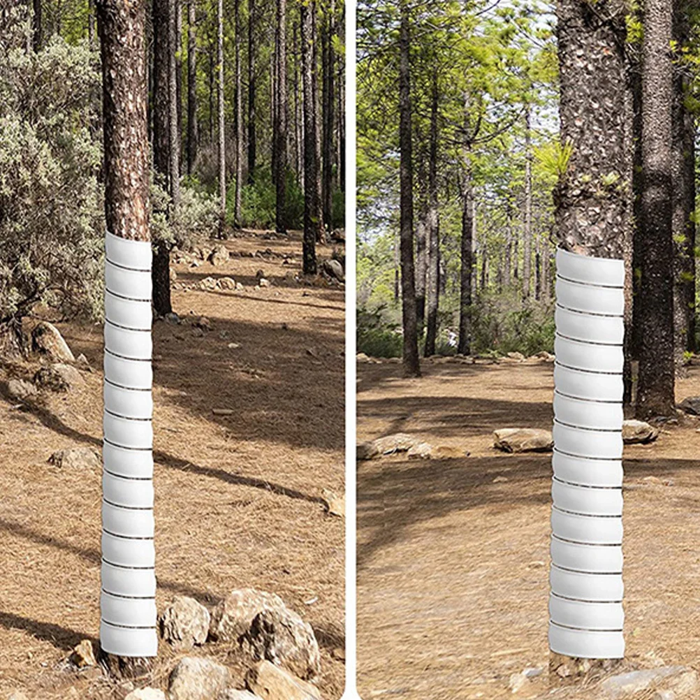 

2Pcs Tree Trunk Protector Durable Plastic Wrap Outdoor Tree Guard Protect Bark from Animals Deer Cats Gardening Supplies Kit