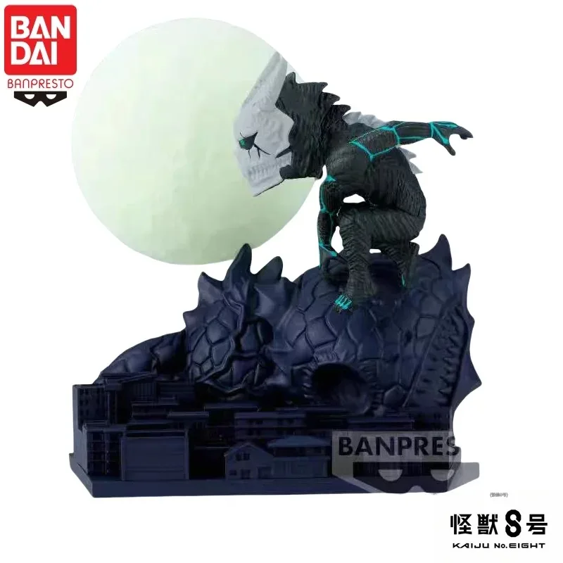 Em estoque original bandai banpresto kaijuno.8 kafka hibinoaction anime figuras de ação modelo brinquedos ornamento de mesa coletar presentes