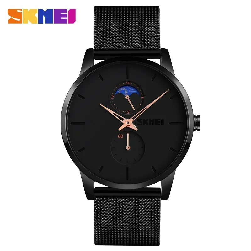 SKMEI 9208 Simple Stylish Design Mens Wristwatches Business Men Watch Fashion Quartz Watches Waterproof Clock relogio masculino